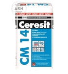 Ceresit CM 14 Extra клей для керамической плитки и керамогранита 25 кг