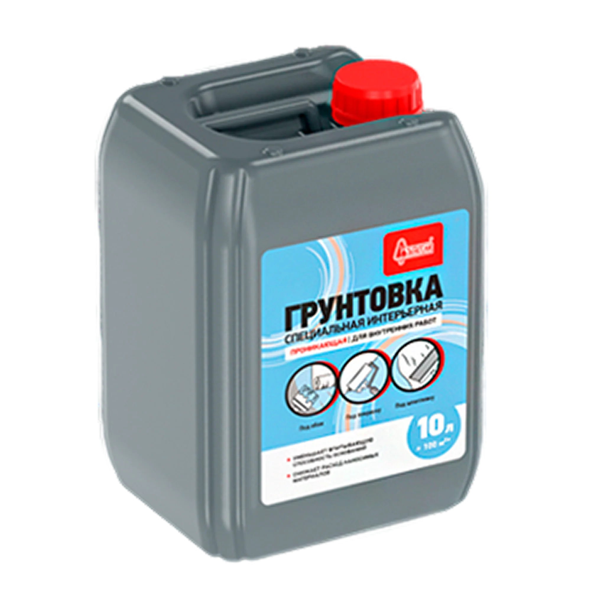 СТАРАТЕЛИ Грунтовка интерьерная, 10 л