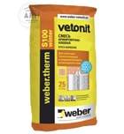 Weber-Vetonit S100 Winter серая армировочно-клеевая смесь 25 кг