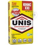 Юнис ХХI (Unis 21 век) клей для плитки 25 кг