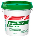 Sheetrock SuperFinish шпатлевка финишная полимерная 28 кг (17л)