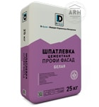 De Luxe Профи Фасад белая шпатлевка цементная 25 кг