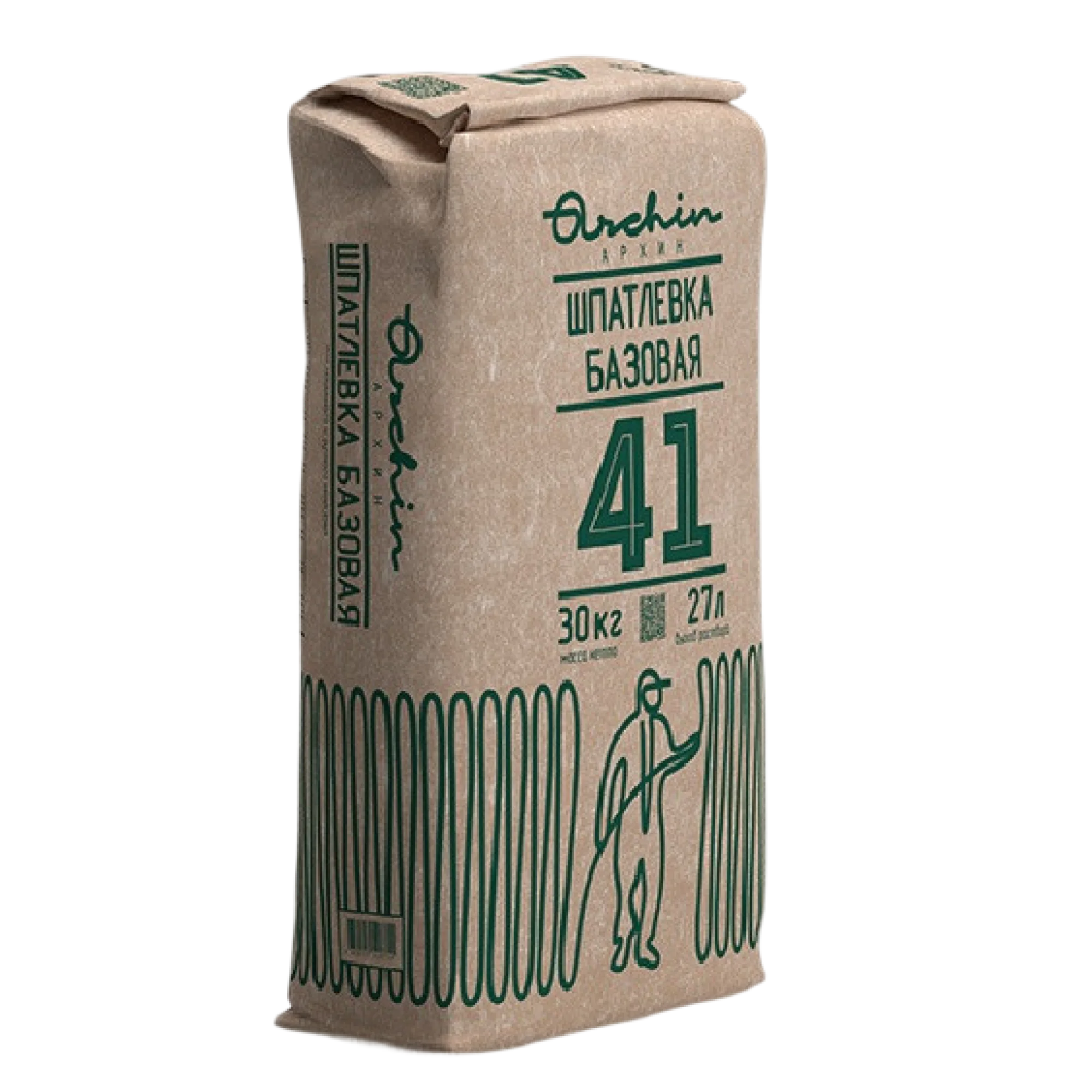 ARCHIN Шпатлевка гипсовая базовая №41, 30 кг