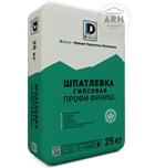 De Luxe Профи Финиш шпатлевка гипсовая 25 кг